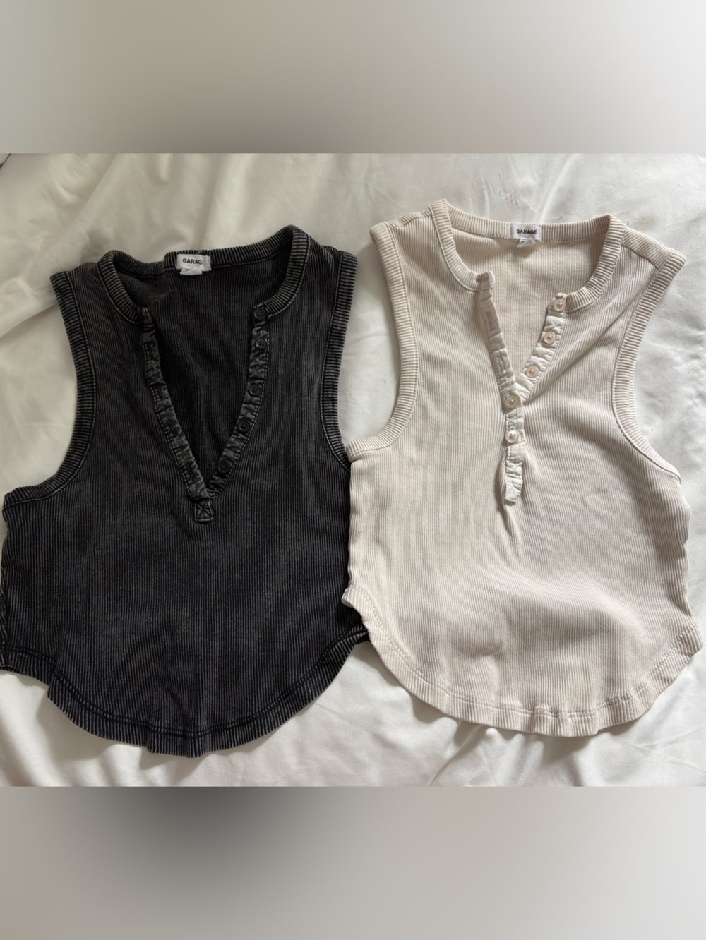 Garage washed tanks